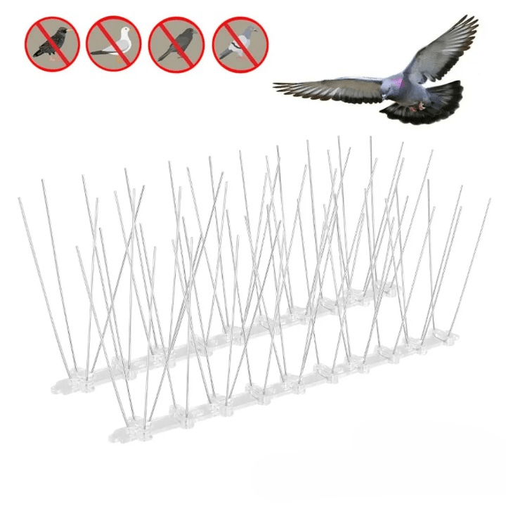 Jardioui 2 Kits de Pics  (16+8 Offerts )(29.90 €/kit) Kit de Pics Anti-Oiseaux Ultra-Efficaces