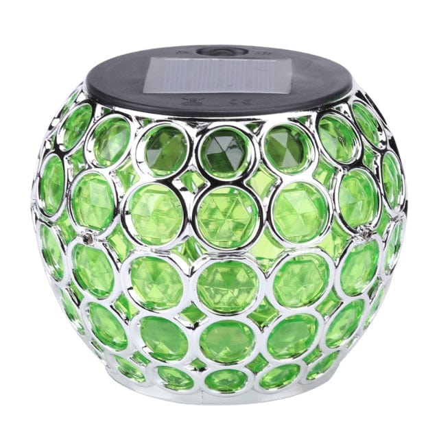 frJardioui Vert Lampe Solaire Mosaïque LED